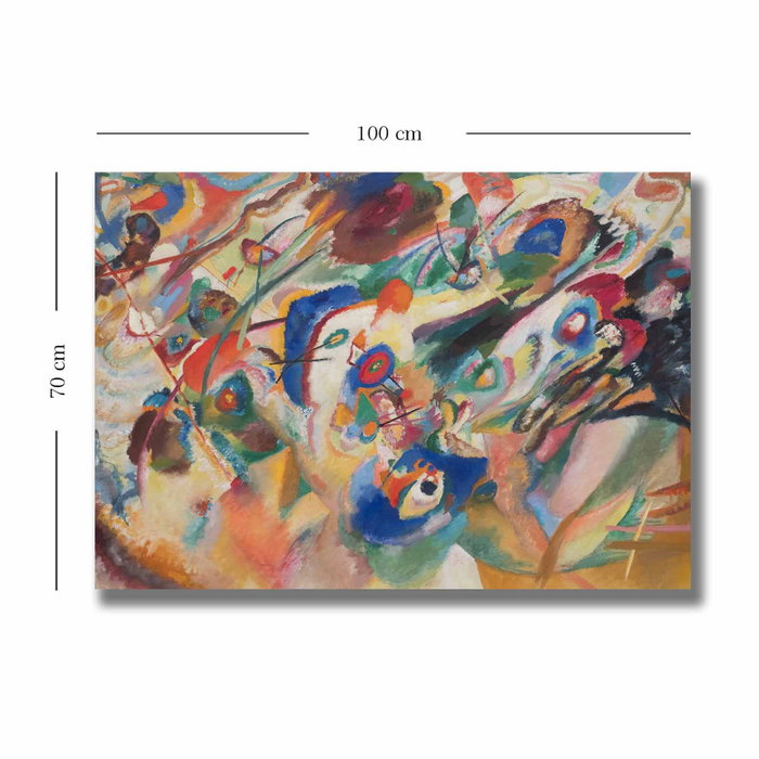 Wallity Lienzo de Vasili Kandinsky 70 x 100 cm